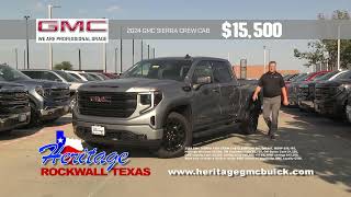Big Savings on trucks at Heritage GMC Buick through October