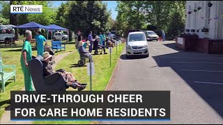 Drive-through cheer for care home residents