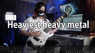 Heaviest heavy metal song (with tab) : 9 String Guitar ProgMetal
