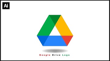 How To Create Google Drive Logo Design In Adobe Illustrator Tutorial || With Inaa Graphics ||