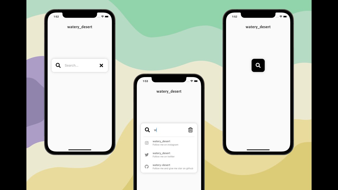 [Flutter] Search animation shot (Speed Code) - YouTube
