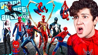 Jugando Con Todos Los Spiderman Del Multiverso En Gta 5 Mods