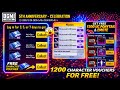 😍BGMI 1200 CHARACTER VOUCHER NEW EVENT | 1200 UC PONYTAIL HAIRSTYLE FREE | 5th ANNIVERSARY IN BGMI
