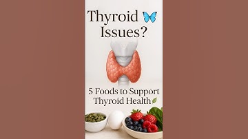5 Foods that support Thyroid Health Naturally 🦋| Thyroid Diet tips #shorts