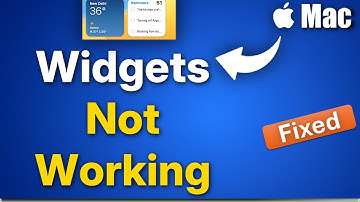 Widgets Not Working on Mac : How to Fix