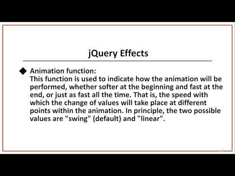 Responsive Web Design: HTML, CSS Angular, jQuery & Bootstrap : jQuery Effects