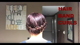 HOW TO CURL your HAIR using a head band