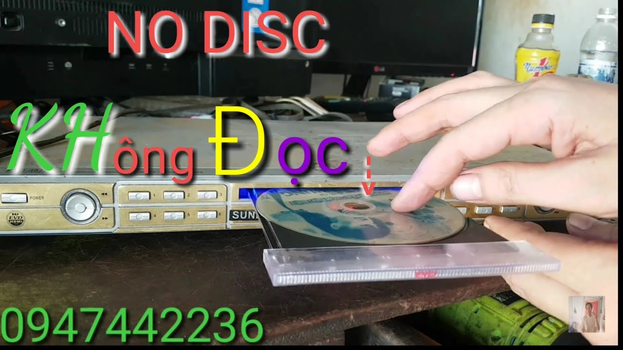 dvd disc  Update  HƯỚNG DẨN SỬA ĐẦU ĐĨA KHÔNG ĐỌC ĐĨA.BÁO NO DISC.INSTRUCTIONS FOR RECTIFYING THE DISKNESS.