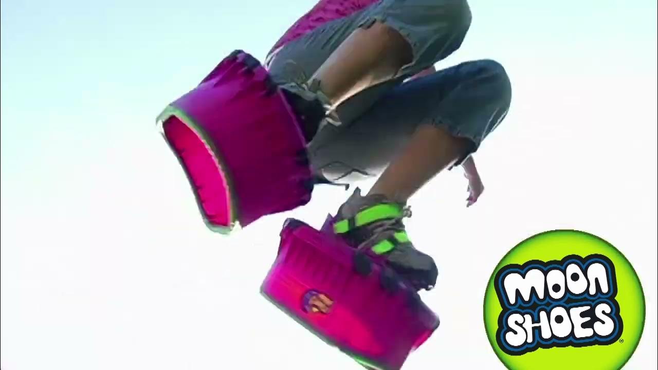 Moon Shoes Review - blasting off on mini trampolines - tippytupps