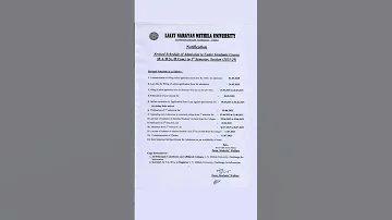 LNMU UG 2025 29 1st Semester Admission Apply Online New Date Released Lnmu Shorts Biharnews 