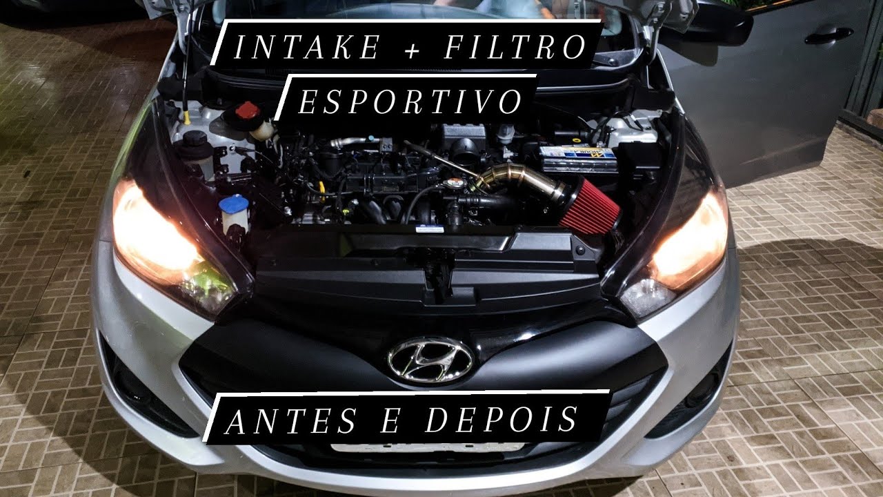 DIFERENÇA DO RONCO COM FILTRO ESPORTIVO NO HB20
