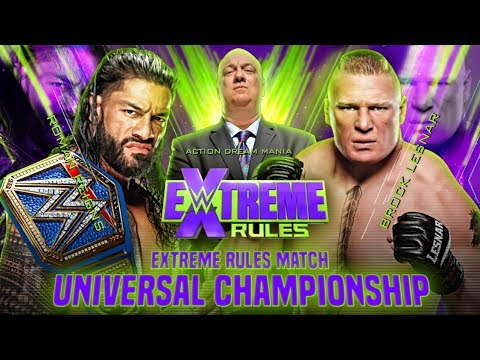 Wwe extreme rules 2021 matches