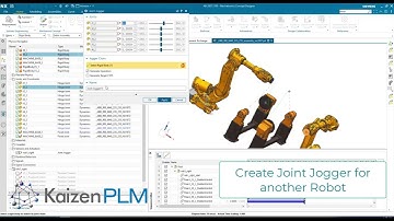 Siemens NX MCD - Enhanced Joint Jogger
