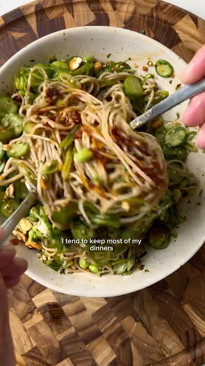 the perfect cold noodle salad for summer