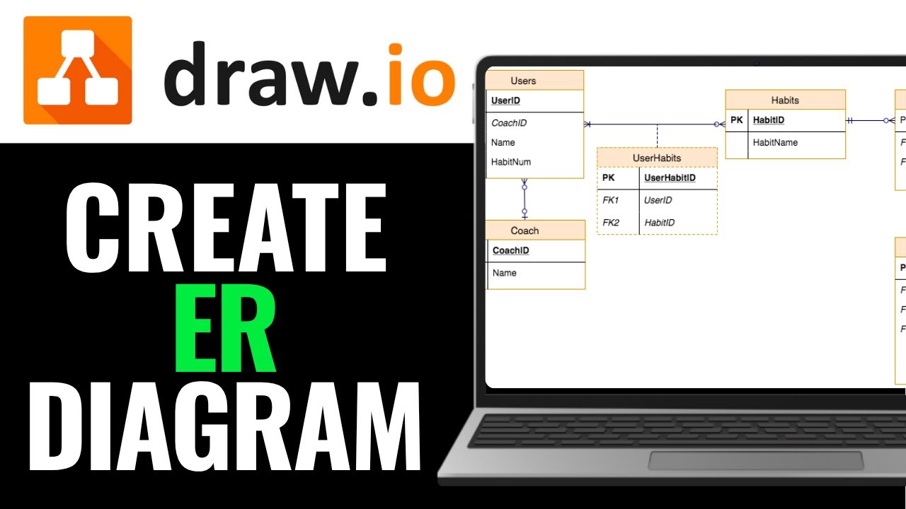 How to Create ER Diagram in Draw.io 2025 (FULL GUIDE) - YouTube