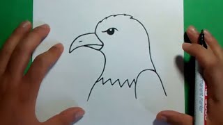 Como dibujar un aguila paso a paso 3 | How to draw an eagle 3 - YouTube