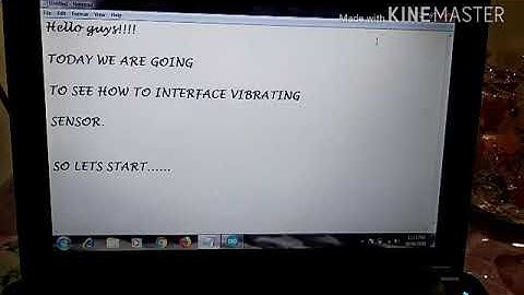 Interfacing VIBRATION SENSOR with Arduino uno in a very simple way...…….