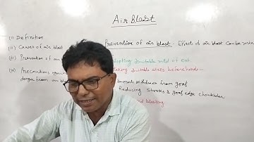 Prevention  of Air blast