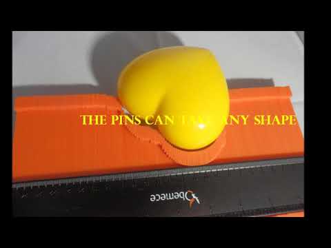 Bemece Contour Gauge, Profile Gauge with Lock, Irregular Shape Measuring Tool for Corner Tiles and Laminate 10