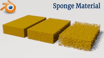 Blender tips - Make Sponge material #oe272