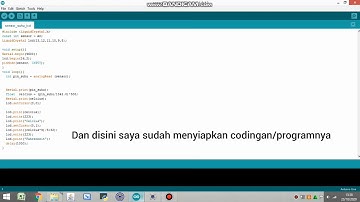 Simulasi Sensor Suhu yang ditampilkan di LCD menggunakan Proteus dan Arduino IDE