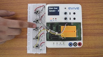 Simon Says game using evive (arduino powered embedded platform)