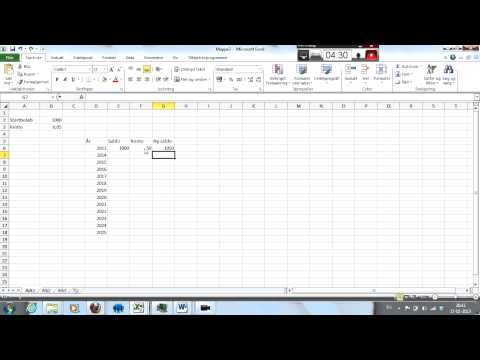 Video: Sådan Beregnes Renter I Excel