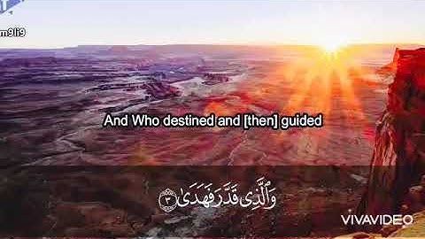 سورة الاعلى للقارئ صلاح الباجي