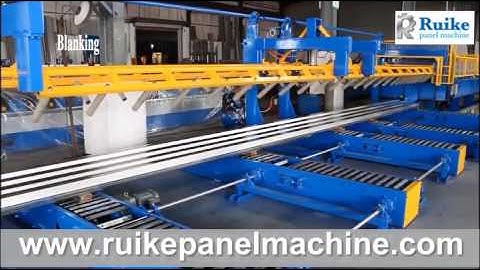 floor decking machine with Stacker