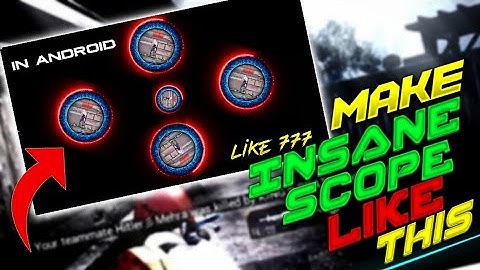 ⚡Make This Insane Scope In Android | Insane Scope Effect Tutorial In Android |Alight motion tutorial