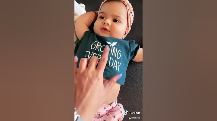 Cute baby Tik Tok video