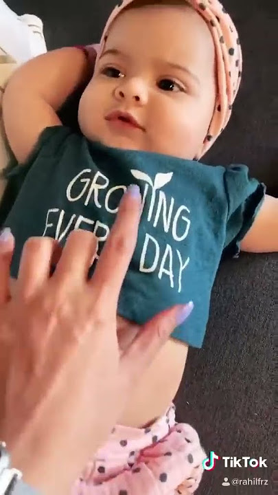 Cute baby Tik Tok video