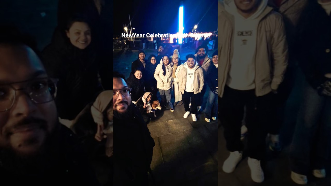 Europe New Year Celebration with Friends 