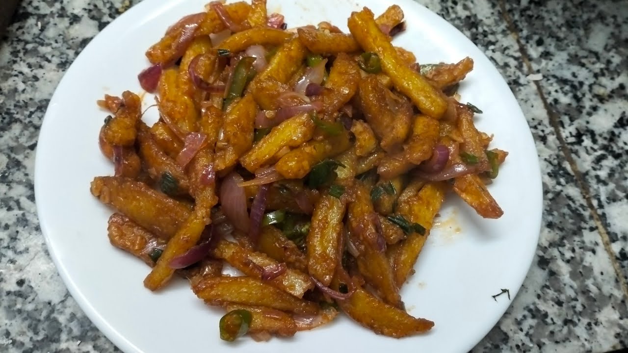 Street Style Chilli Potato | चिली पोटैटो रेसिपी | Crispy Chilli Potato | Chilli Potato 