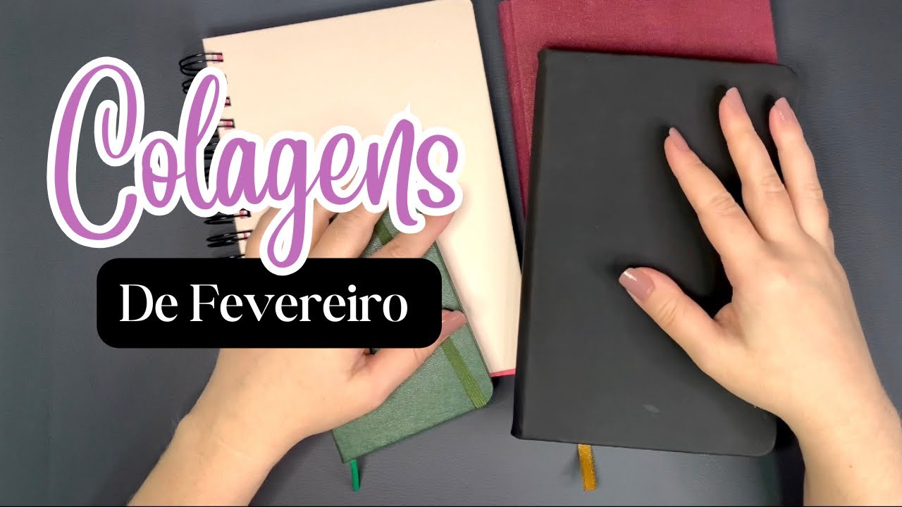 Tour pelas Colagens do mês de Fevereiro/ Art Journal