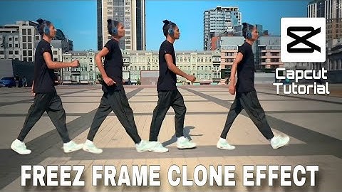 CapCut Tutorial: Freeze Frame Clone Effect