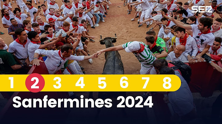 Segundo encierro de San Fermín 2024 (08/07/24)