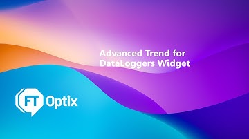 FactoryTalk Optix Advanced Trend for DataLogger Widget