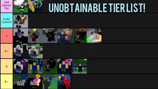 (OUTDATED) A Bizzare Journey  Unobtainable tier list