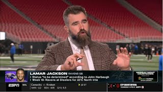 Lamar Jackson Is The King Of Afc North - Jason Kelce On Why Ravens Will Beat Steelers In Week 18