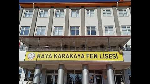 Kaya Karakaya Science High School Introduction video