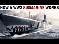 How a WW2 Submarine Works (Diesel-Electric Submarine / Balao-Class Submarine) US Navy Training Film