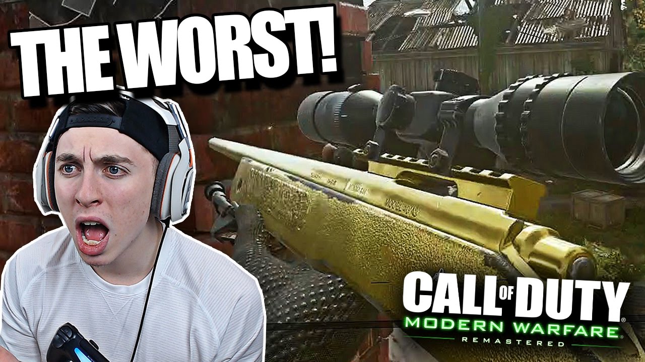 THE WORST PLAYERS! (Modern Warfare Remastered Trickshotting)