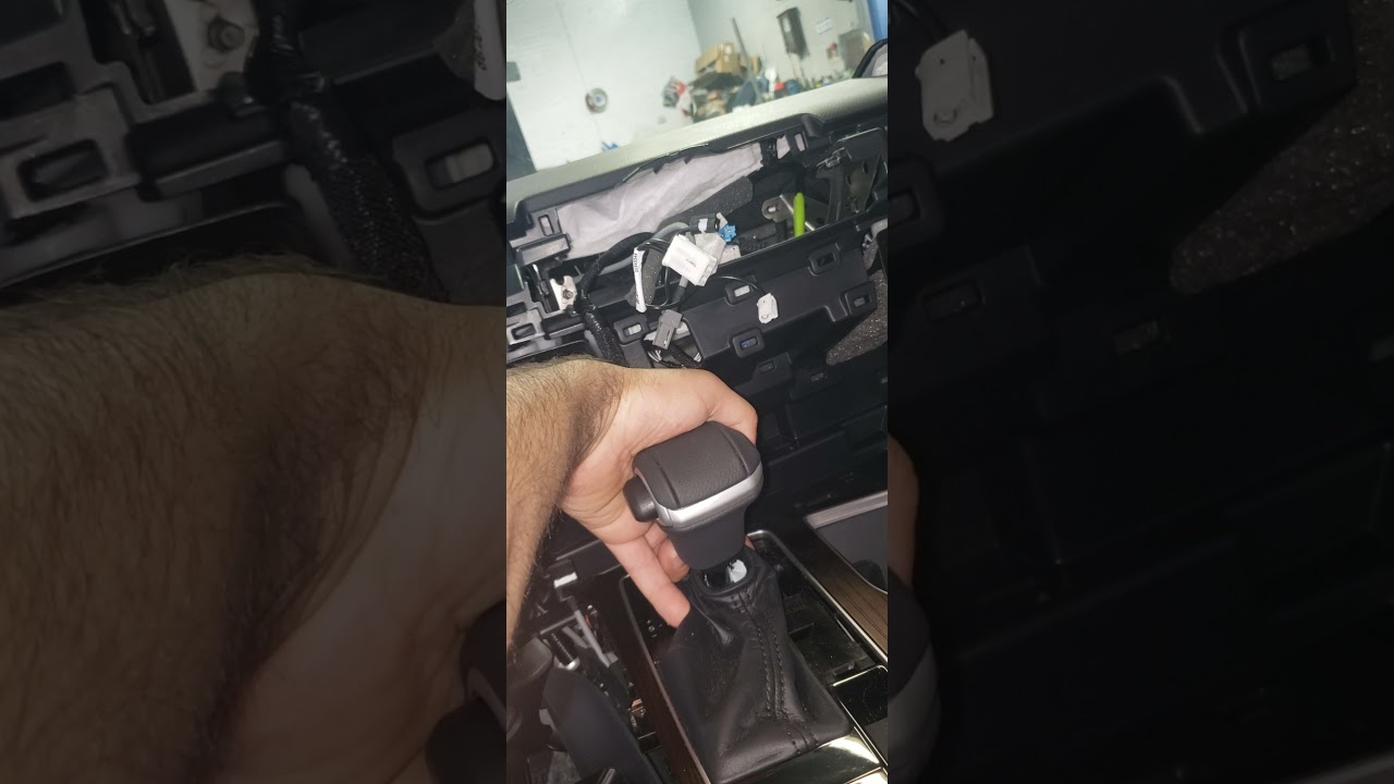 how to remove shifter knob 2021 toyota sienna - YouTube