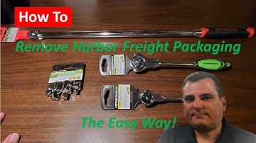 How To: Remove Harbor Freight Packaging The Easy Way!
