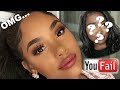 I TRIED FOLLOWING A ITSMYRAYERAYE MAKEUP TUTORIAL... FAIL