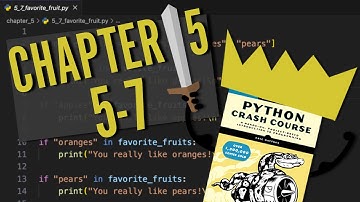 Python Crash Course: Chapter 5 | Try It Yourself 5-7 | Beginner Walkthrough!