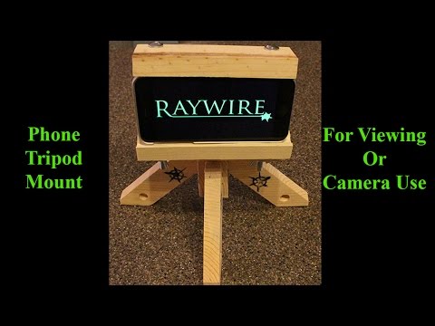 DIY Smart Phone Camera Tripod Mount DIY Smart Phone Camera Tripod Mount