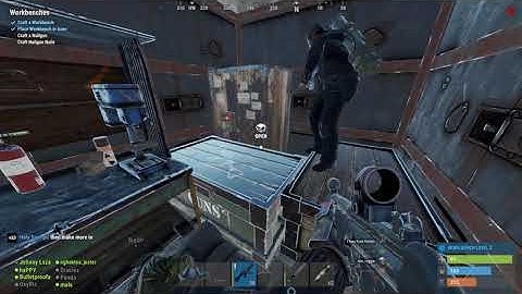 Raiding a weird HQ base near Airfield (Rustopia eu long)