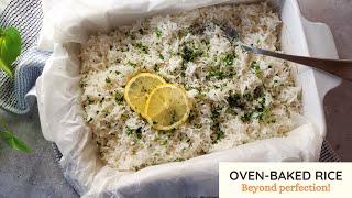 Never Fail Oven Baked Rice - A Total Game Changer This Method Will Change Your Life. Batels Kitchen
